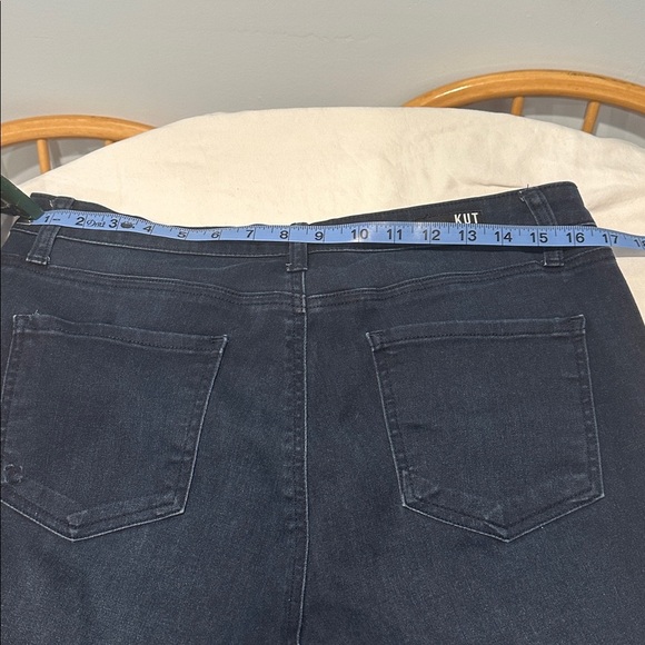 KUT from the Kloth Donna High Rise Ankle Skinny Jeans Women’s 12 Dark Wash - Picture 5 of 7
